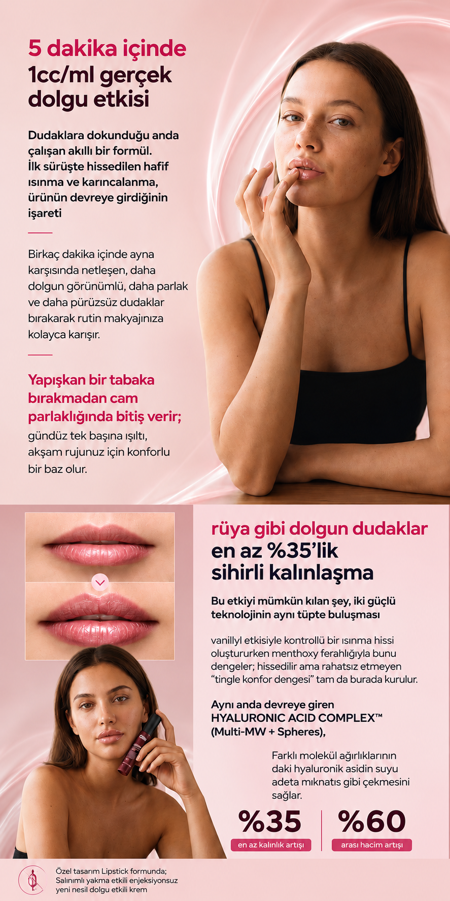 Dudak Dolgunlaştırıcı Lip Booster – Hacim & Parlaklık Veren Dudak Balm