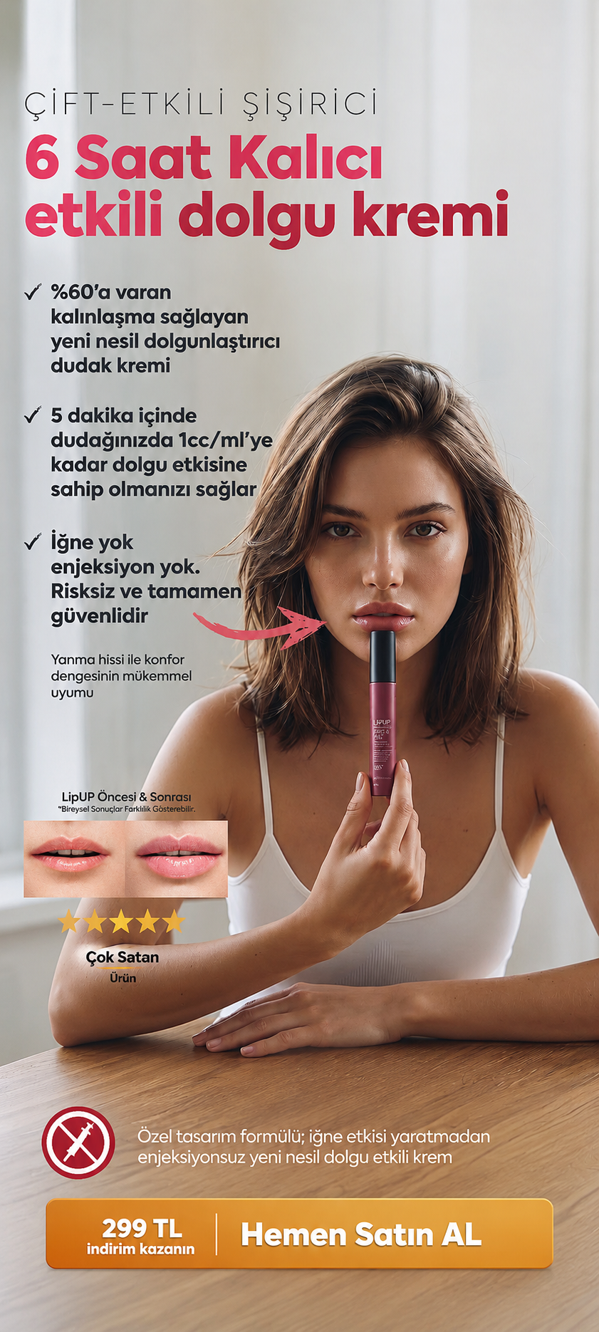 Dudak Dolgunlaştırıcı Lip Booster – Hacim & Parlaklık Veren Dudak Balm
